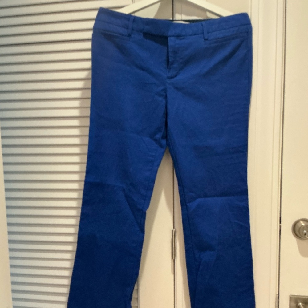 GAP-modern boot cut royal blue chino pants-size 6R